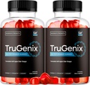 (2 pakkaus) TruGenix Gummies, TruGenix Gumies for Miehet, viralliset TruGenix Gumies Advanced Formula, TruGenix ACV Gummies, TruGenix Support Supplement Gummies, Premium Formula, 120 Gummies varten 2 kuukautta