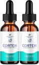 Cortexi Tinnitus Korvatippa - Cortexi 24, Cortexi Liquid Drops, Cortexi Reviews, Cortexi Drops for Ear Relief (2 pakkaus - 120 ML)