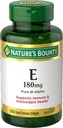 Nature's Bounty Vitamiini E 400 IU Softgels Pure DL-Alpha 120 pehmeää geeliä (pakkaus 2)