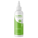 VetWELL korvanpuhdistaja koirille ja kissoille - Otic huuhtelu infektioiden ja Controlling korvan infektiot ja Odor lemmikeissä - 8 oz (Cucumber Melon)