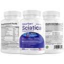 Advanced Sciatic Nerve Support Relief: Alpha Lipoic Acid - 18 in 1 iskias lisäravinteet - B-vitamiini Complex - Valmistettu Yhdysvalloissa (120 Count (Pack of 1))