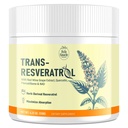 Trans-Resveratrol Powder Supplement Red Wine Extract, Quercetin, Pterostilbene & NAD, 4.23 OZ, 30 päivän toimitus