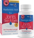 Hyaloginen Hyaluronic Acid Pureskeltava Lozenge - purutabletti ihonhoitoon ja silmiin Vegaani, sokeriton ja marja suosittu Hyaluronic Acid lisäravinteet (60 kreivi)