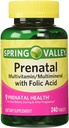 Spring Valley Prenataalinen monivitamiini, 240 tablettia