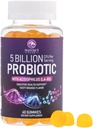 Probiootti Gummies 5 miljardia PMY - Päivittäinen Probiootti Gummy Supplement naisten, miesten & teini - Natural Ruoansulatus, ...Good... Gut & Immuuni Tuki 6 Pro Biotic kanta - Orange Flavor - 60