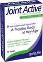 Healthaid Jointactive, 60 Ct, depotable, joustava vartalo Any Age, Green Lipped Mussel, kanssa Glukosamiini, Chondroitin Tumeric, MSM, Collagen.