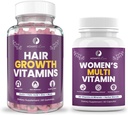 Mommyz Love synnytyksen jälkeinen hiustenlähtö vitamiini - Biotiini Gummies hiusten kasvua, Radiantti iho ja vahva kynnet Plus naisten päivittäin Multivitamiinit naisten terveyttä, energiaa, keskittyä ja mieliala