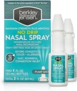 berkley jensen No Drip Vaikea Ruuhka Nasal Spray - Maximum Strength Decongesstant kanssa Oxymetatsoliini HCl & Mentol - Pump Mist Applicator, Ei steroidi, 12 tunnin helpotus, 1 neste Ounce (paketti 2)