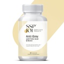 Hair Growth Supplement 250 mg - Anti-Grey täydentää miesten ja naisten foolihappoa, B-vitamins & Biotin - tukee harmaa hiusten muutos ja edistää vahvat terveet hiukset