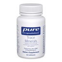 Puhtaat kapselit Trace Minerals - Multimineral Supplement - Mineral Supplement - Tukee aineenvaihduntaa & solufunktio * - Gluteeniton & Vegan - 60 kapselia