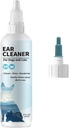Koiran ja kissan korvan puhdistusaine Helppo Otic Solution koirille ja kissoille Lemmikkieläinten korvan pesu vahalle, roskille ja odorille