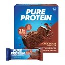 Puhdas proteiinipatukat, korkea proteiini, ravitsevat välipalat energian, vähäsokerin, gluteeniton, suklaa Deluxe, 1.76 oz., 12 Count(Pack of 1) (Pakkaus voi vaihdella)