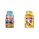 L'il Critters Tassu Patrol Gummy Vites Multivitamiini lapsille, 190 Gummies ja L'il Critters Kuitu Gummy Supplement lapsille, 90 Gummies