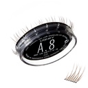 Lashify vahvistin 8mm Gossamer Silmänrintalaajennukset Refill, Ash Color, DIY väärennetty lashes varten luonnollinen ilme