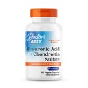 Doctor's Best Hyaluronic Acid with Chondroitin Sulfate, Featuring BioCell Collagen, Ei-GMO, Gluteeniton, soijaton, Joint Support, 180 Count (Pack of 1)