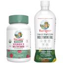 MaryRuthin monivitamiiniaseet naisille (Cherry & Raspberry) & Liquid Nighttime Multimineral (Pineapple) 