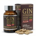 Korealainen Red Ginseng [Gin HONGSAM] 60 kapselia - Premium anti-ikääntyminen lisäravinteet - Boost Energy 