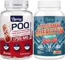 Birsppy Vigorizar Ranskan Maritime Pine Bark Extract Dual-Toimitus + 1600 MG Liposomal Quercetin Phytosome