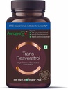 Puhdasta Trans Resveratrolia 500 mg yhdessä Bio Perine Antiaging ihonhoito Antioksidantti täydentää Heart Health & Daily Immune Support 30 Veg kapselia .