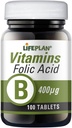 Lifeplan Foolihappo 400Mcg 100 tablettia