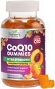 CoQ10 Gummies for Aikuinen - Coenzyme Q10 100mg Per Serving - 3X Strength, korkea imeytyminen Antioksidantti täydentää Heart Health Support & Energy Production - Co Q10 (Coq 10) Lisäravinteet - 120 Gummies