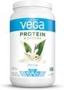 Vega Protein and Greens Vanilla (25 tarjoilua, 26.8 Ounce) - Vegan Plant Based Protein Powder Shake, Gluteeniton, Non Dairy, Non Soy, Non GMO