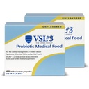 VSL #3® Probiootti Jauhe digestiiviseen terveyteen, IBS & UC Oireet - 450B PMY, High-Potency, Multi-Strain, Live, Kylmäkuivattu Probiootti, Lääketieteellinen ruoka Gut Health Tuki miehille & naisille, 60 Pack