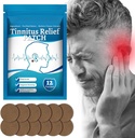 Tinnitus Relief Patchs, Natural Herbal Tinnitus Relief Treatment Ear Patch, korvan soiminen, korvakipu, helpotus kuulon menetys ja suojata korvan terveys, 12Pcs (1 pakkaus)