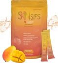Skin Health & Energy Boost Drink Mix- Sugar Free, SOD B (TM), Antioksidantteja Ranskan melonikonsentraatti, Go Stick Packs, Mango, 30 pakkaus