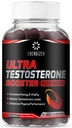 8in1 Testosteroni Booster miesten kanssa Tongkat Ali, Sarviapila, Ashwagandha ja Magnesium - Parantaa Libido & Hormonal Balance, ei GMO valmistettu Yhdysvalloissa, musta kirsikka, 120 Count Gummies miesten