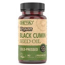 Deva Vegan ravitsemus Musta Cumin siemenöljy, kylmäpuristettu, jalostamaton, 90 kapselia (paketti 3)