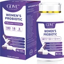 Probiootit 180 miljardia PMY 18 kanta sisältää Organic Prebiotic Cranberry Probiotic Supplement Digestion Immuniteetti naisten terveydelle,Non Soy Gluten Dairy Free 90 kasvissyöjä Kapselit