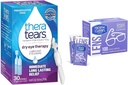 TheraTears Dry Eye Therapy Lubricant Eye Drops, Säilöntäaineeton, 30 injektiopulloa ja Nice 'N Clean SmudgeGuard Lens Puhdistuspyyhkeet, 100 pyyhkeitä