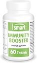 Supersmart - Immuniteetti Booster - Immuunijärjestelmän tehostelisä - Sortava kurkku turkki - Echinacea Extract, Beta Glucans, C-vitamiini & Sinkki .