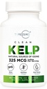 Tyyppi Zero Clean Kelp Jodi Tabletit (60 Servings, 325 MCG Per Serving) - Luonnollinen lähde Jodi Sea Kelp, ei-GMO, Gluteeniton