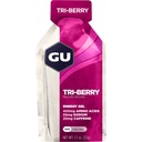GU Energy Original Sports Nutrition Gel 8-Count Vanilla Bean ja 8-Count Tri-Berry Bundle kanssa Aminohappoja ja elektrolyyttejä