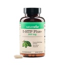 NatureWise 5-HTP 200mg täydentää Griffonia Siemenet Cofactor B6-vitamiini - Mielialatuki ja luonnollinen uniapu aikuisille - Viivästynyt-release, Vegan - 60 Count[2-Kuukausi tarjonta]