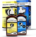 BAXYL & BaxylGI Bundle Pack - (6 fl oz Each) - Hyaluronic Acid Joint Supplement & Hylarunonan Amaferm Prebioottinen digestiivinen täydennysosa.