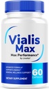 Vialis Max pillereitä miehille - Virallinen Vialis Max Premium Mies tuki Formula nopeasti toimia energiaa, kestävyyttä ja suorituskykyä, Vialis Max kapselit Advanced Formula, 60 kapselia 1 kuukauden
