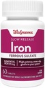 Iron Slow Release High Potency Ferrous Sulfate 45 mg, tabletit, 60 ea