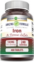 Amazing Formula Rauta Ferrous Sulfaatti Supplement ... 65 Mg... Tabletit ...