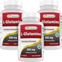 Best Naturals L-glutamiini 500 mg, 250 tablettia (250 laatikko 3)