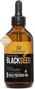 CARAway Organic Black Seed Oil - Kylmäpuristettu Nigella Sativa Oil - Puhdas ja jalostamaton - Rikas Thymokinoni immuuni tukea, hiukset ja ihonhoito ... lasipullo