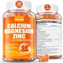 Kalsium 1200 mg D3-vitamiinia aikuisille - kalsiumsitraattia D3 K2, magnesiumia, sinkkiä, Boronia, kuparia ja Ashwagandha - ekstra-imukykyistä kalsiumia naisilla