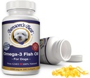 Bensonin paras Omega 3 Fish Oil for Dogs - Tarjoaa 43% enemmän Omega 3 rasvahapot kuin Lohiöljy - 200 Softgels 1000 mg - 100% Pure, ei-GMO, Natural Pet Food Dog Fish Oil täydentää