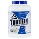 Body Nutrition Trutein High Protein Powder: 45% Whey, 45% Kaseiini, 10% Egg White Protein Shake Mix, Gluteeniton, Alhainen natrium, Low Carb Protein Supplement Powder for Men & Women, Vanilla Bean, 4lb