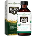 Äiti Luonto USDA Organic Black Seed Oil ... Kylmäpuristettu, jalostamaton ja vegaaninen Nigella Sativa, korkea Thymokinoni (2%+), Omega 3 6 9 Immuuni, Joint & Heart Support, Hair & Skin, Ei-GMO, 16oz