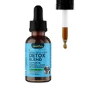 Animal Essentials Detox Blend - Maksan tuki koirille ja kissoille, kasviperäisten maksan täydentää, eläinlääkäri Suositeltava eläinten hyvinvointi Tonics - 2 Fl Oz