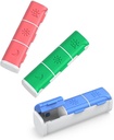 Pill Organizer 3 Kertaa päivässä, (3 pakkaus) Pieni pilleri laatikko, Päivittäinen pilleri Organizer, Kosteus Todiste matka pilleri tapauksessa tasku laukku, Kannettava lääke laatikko pitää vitamiineja, kalaöljyjä, lisäravinteet