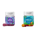 OLLY Ummetus Relief Gummies 30ct + Chillax lapset Rauhoitu Pureskele 50ct